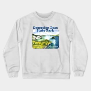 Deception Pass State Park, Washington Crewneck Sweatshirt